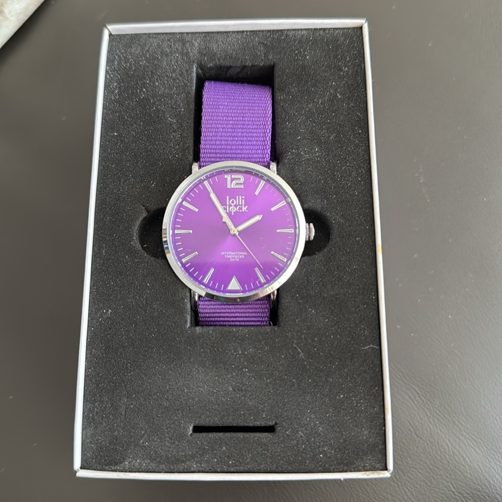 Lolliclock Fashion purple watch